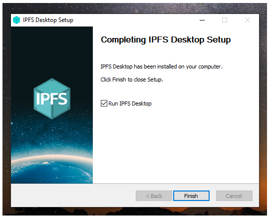 Installation finished